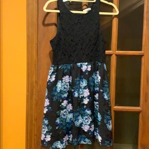 Floral and Lace Dress